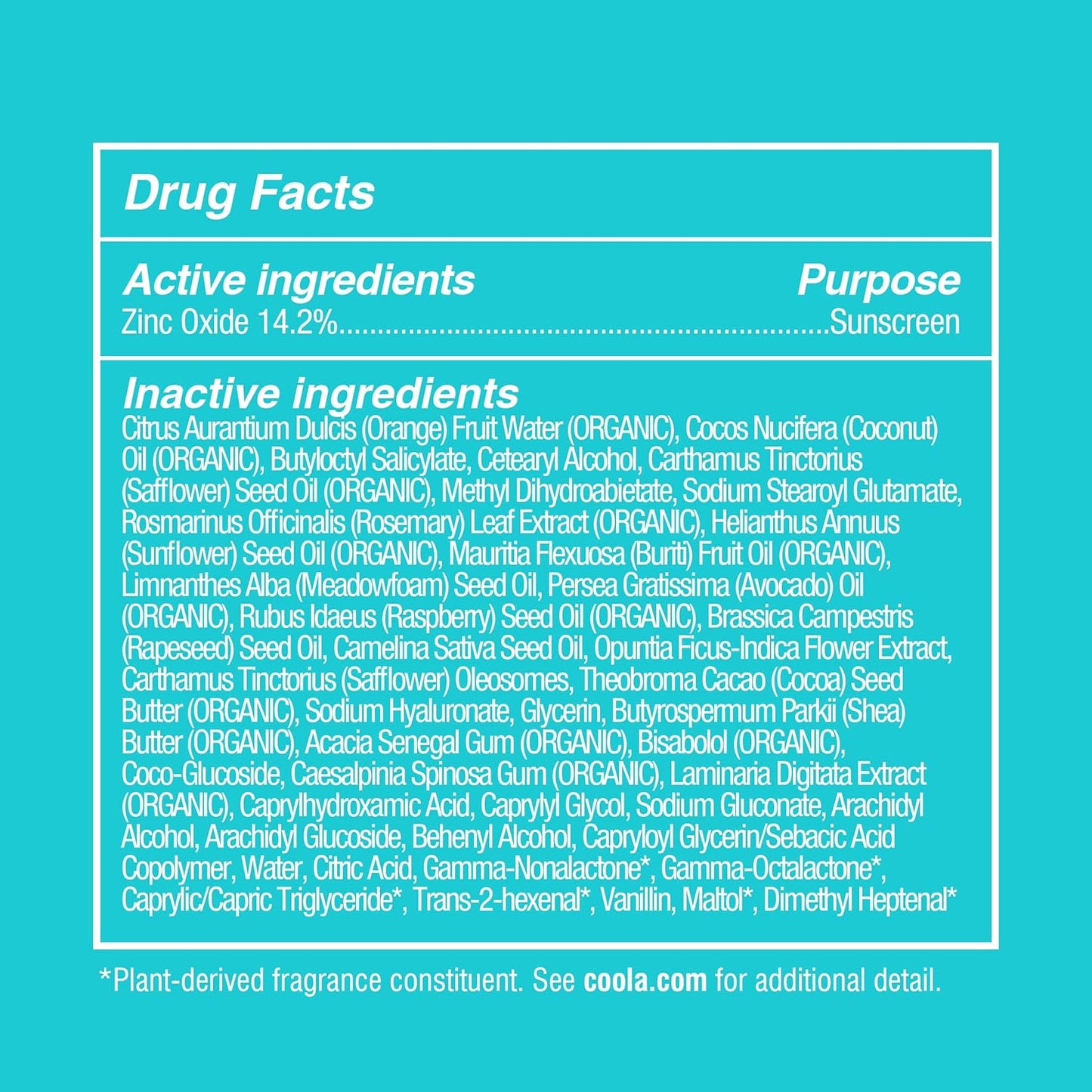 COOLA Organic Mineral Sunscreen - Broad Spectrum SPF 30 Body Lotion | Tropical Coconut Scent for Daily Skin Protection