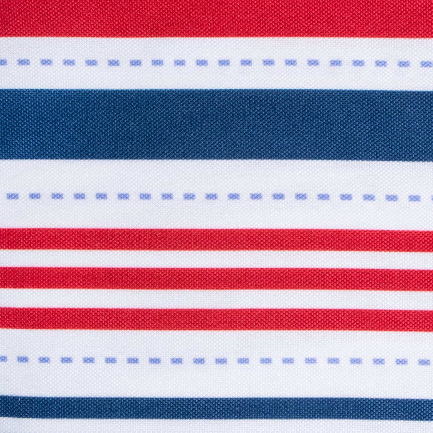 DII Patriotic Stripes Tabletop Collection, Stain Resistant & Waterproof, Table Runner, 14x72, Red, White, & Blue