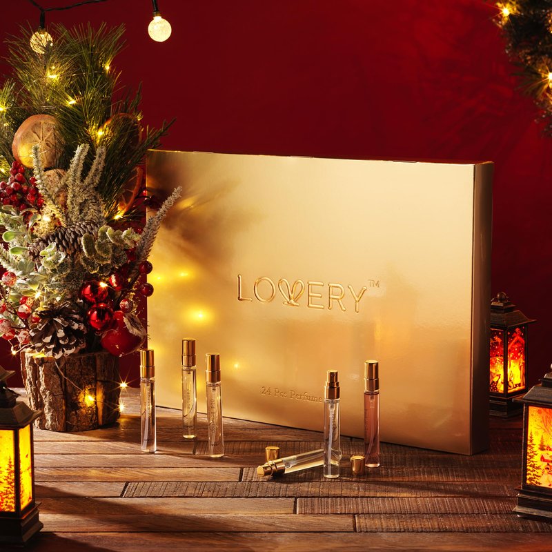 LOVERY 24-Piece Beauty Perfume Sets Gifts Set, Unique Gifts for Women - Mothers Day Gifts for Mom, Wife, Teen Girls, Floral Fragrance Sampler, Travel-Size Perfumes