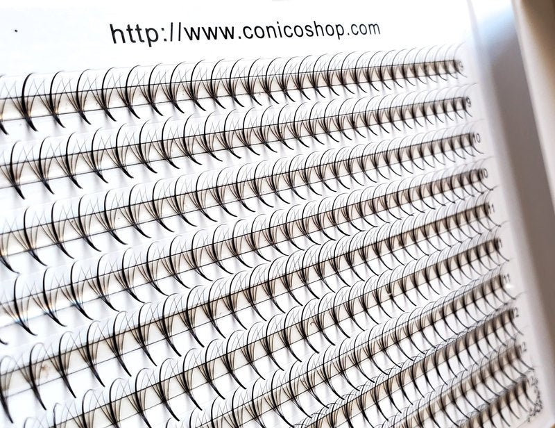 600 Wispy Premade fans 5D 0.07 Mixed Lengths 9-16mm 1000 fans Volume loose Lashes C D Curl Handmade Fan eyelash extensions Kimeyelashes promade fan (Wispy - 5D - Curl D)