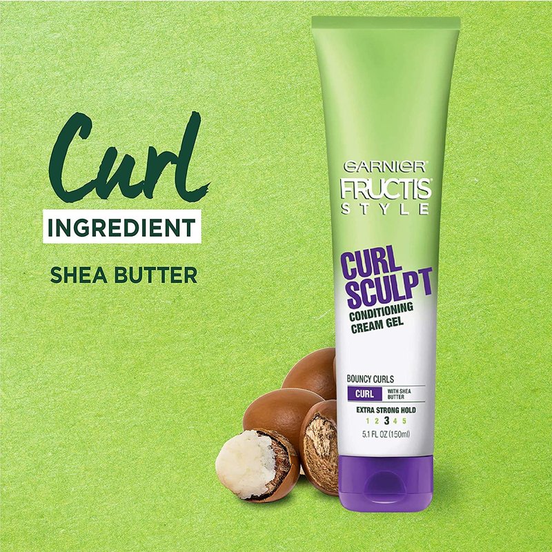 Garnier Fructis Style Curl Sculpt Conditioning Cream Gel 5 oz (Pack of 5)