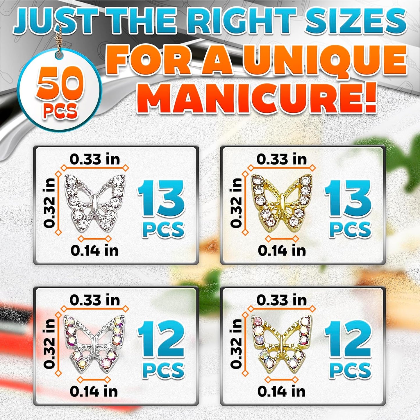 100 Pcs Silver Cross Nail Charms and Gems – 3D Acrylic Cross Charms for Nails for DIY & Professional Manicure – Easy-to-Apply & Durable Nail Decorations, Versatile for Y2K & Nail Studs