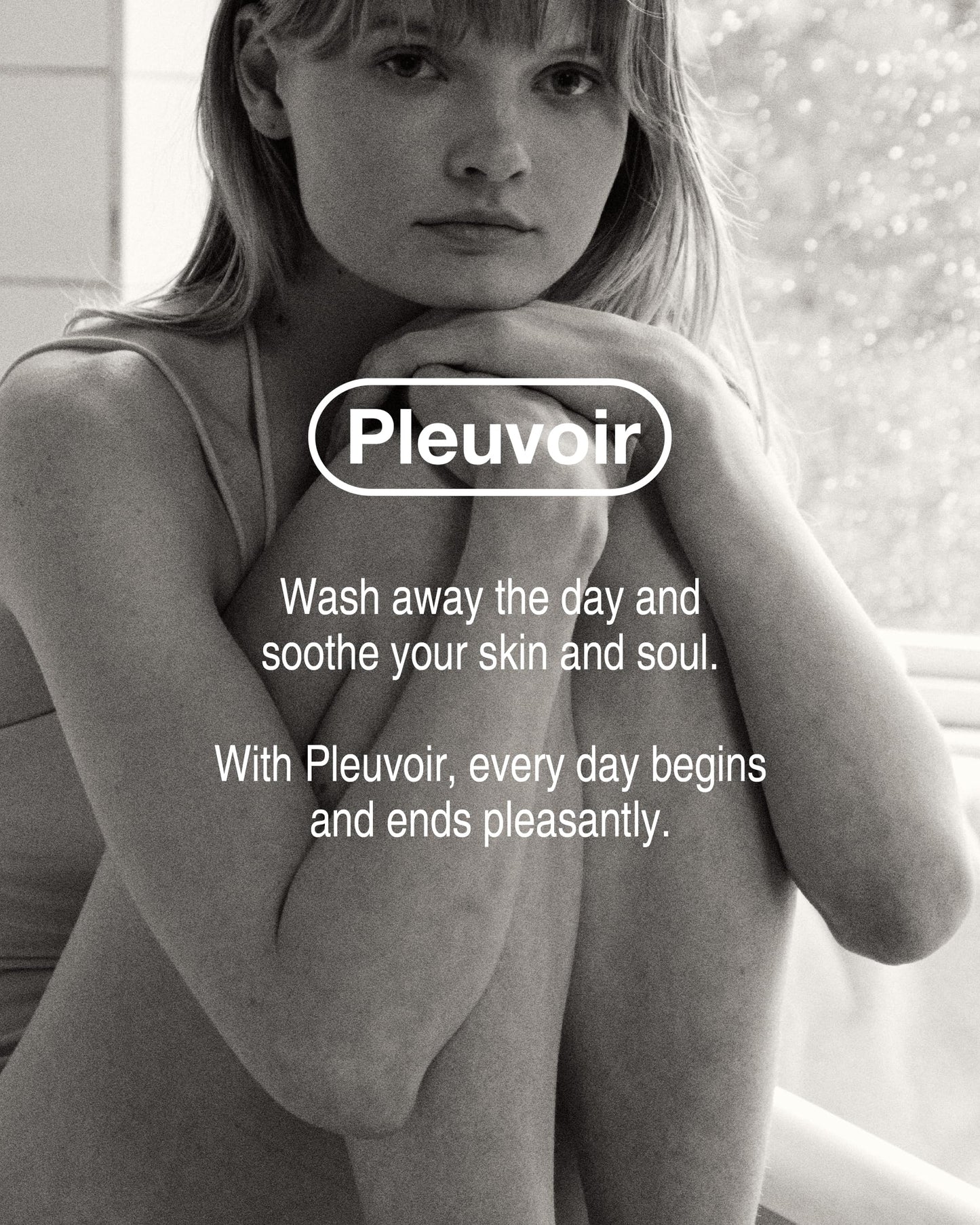 Pleuvoir Hand Wash Floral Musk - Hydrating Liquid Hand Soap - Creamy Musk Wildflower Garden Scent - Moisturizing with Hyaluronic Acid, Ceramides - Vegan, K-Beauty 10 fl.oz
