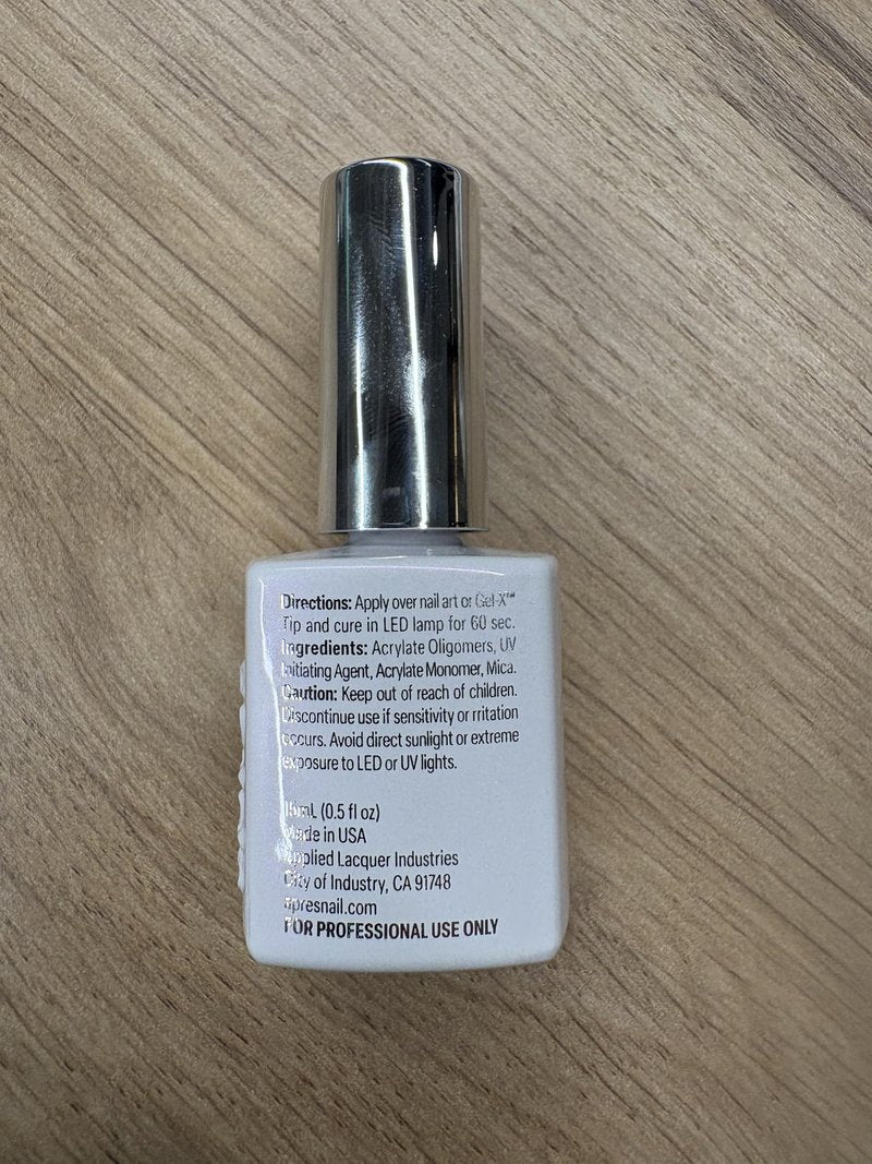 Apres Heavenly Top Gelcoat, 15 ml Non-Wipe Nail Gel Polish Top Coat, Shimmery Long Lasting Topcoat (Divine, 15 ml)
