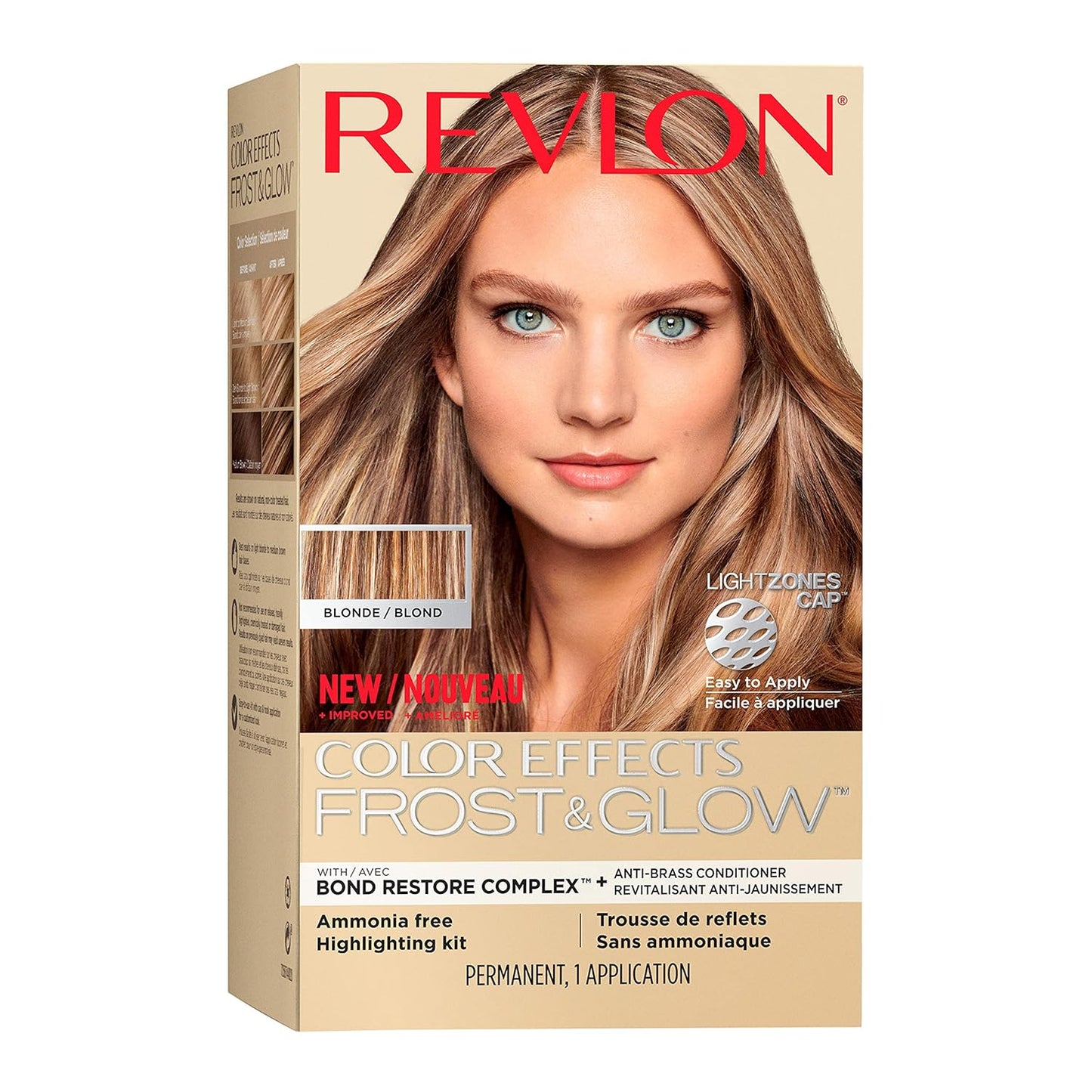 Revlon Color Effects Highlighting Kit, Permanent Hair Dye, For Balayage, Frosting, & Ombre Styling, Ammonia & Paraben Free, 20 Blonde, 8 Oz (Pack of 1)