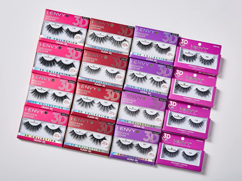 i•ENVY 3D Collection Eyelashes Multiangle & Volume (KPEI121) 3 Pack