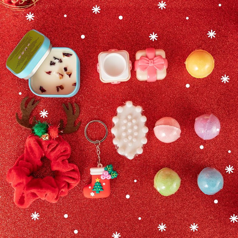 16-Piece Advent Calendar 2025 | Luxury Christmas Gift Box for Women, Mom & Sister - Bath and Body Gift Set