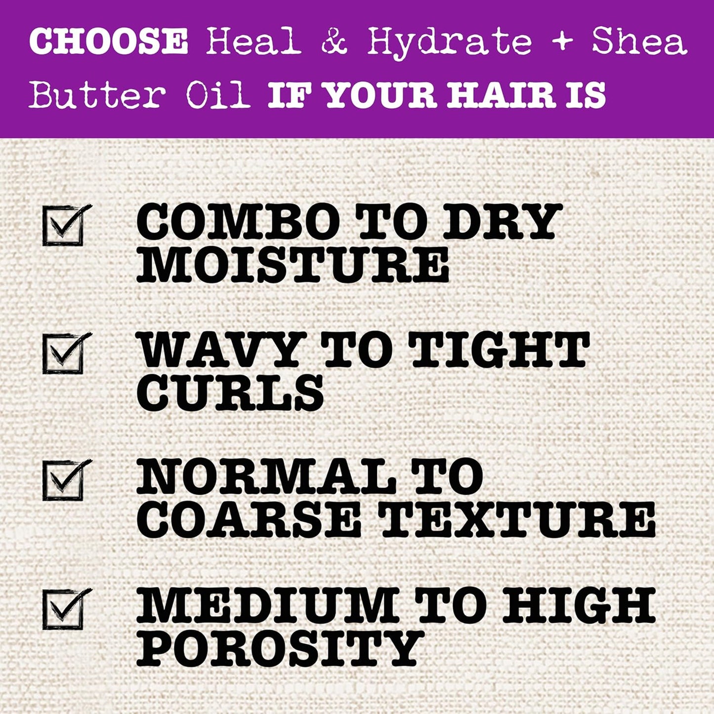 Maui Moisture Heal & Hydrate + Shea Butter Shampoo to Repair & Deeply Moisturize Tight Curly Hair with Coconut & Macademia Oils, Vegan, Silicone, Paraben & Sulfate-Free, 13 fl oz
