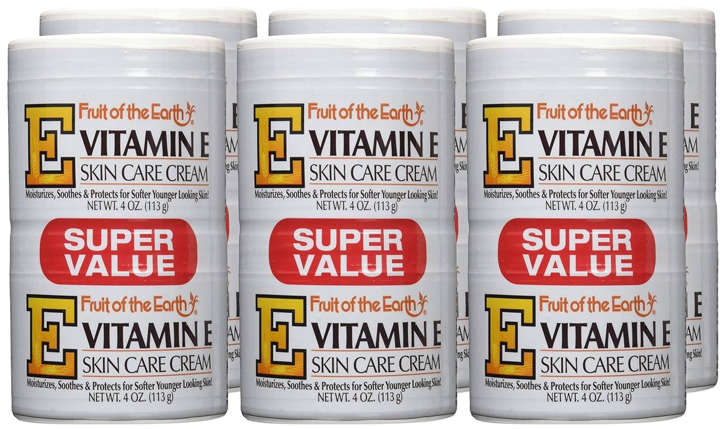 Fruit Of The Earth Bogo Cream Vitamin-E 4 Ounce Jar (113g)