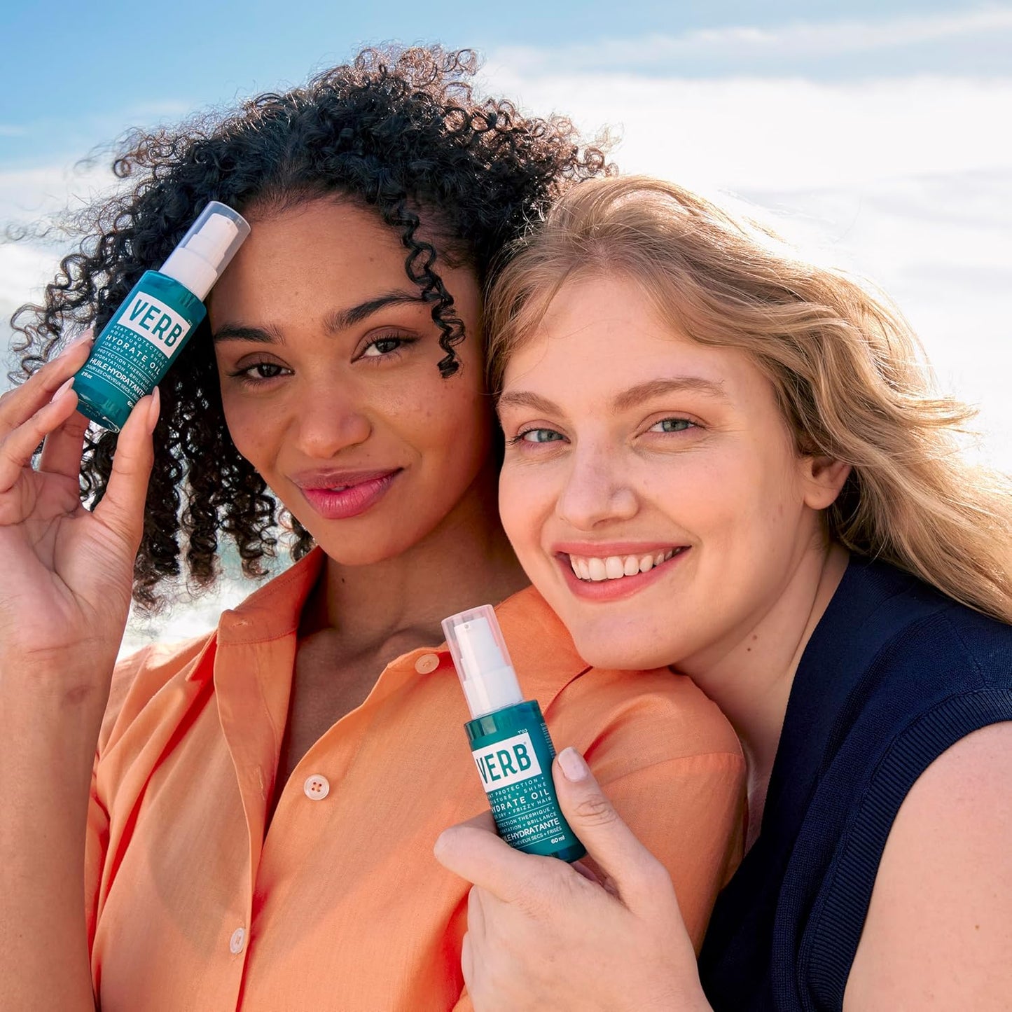 VERB Hydrate Oil - Moisturizing Hair Oil for Dry & Frizzy Hair - Heat Protection | Amber & Warm Jasmine Scent