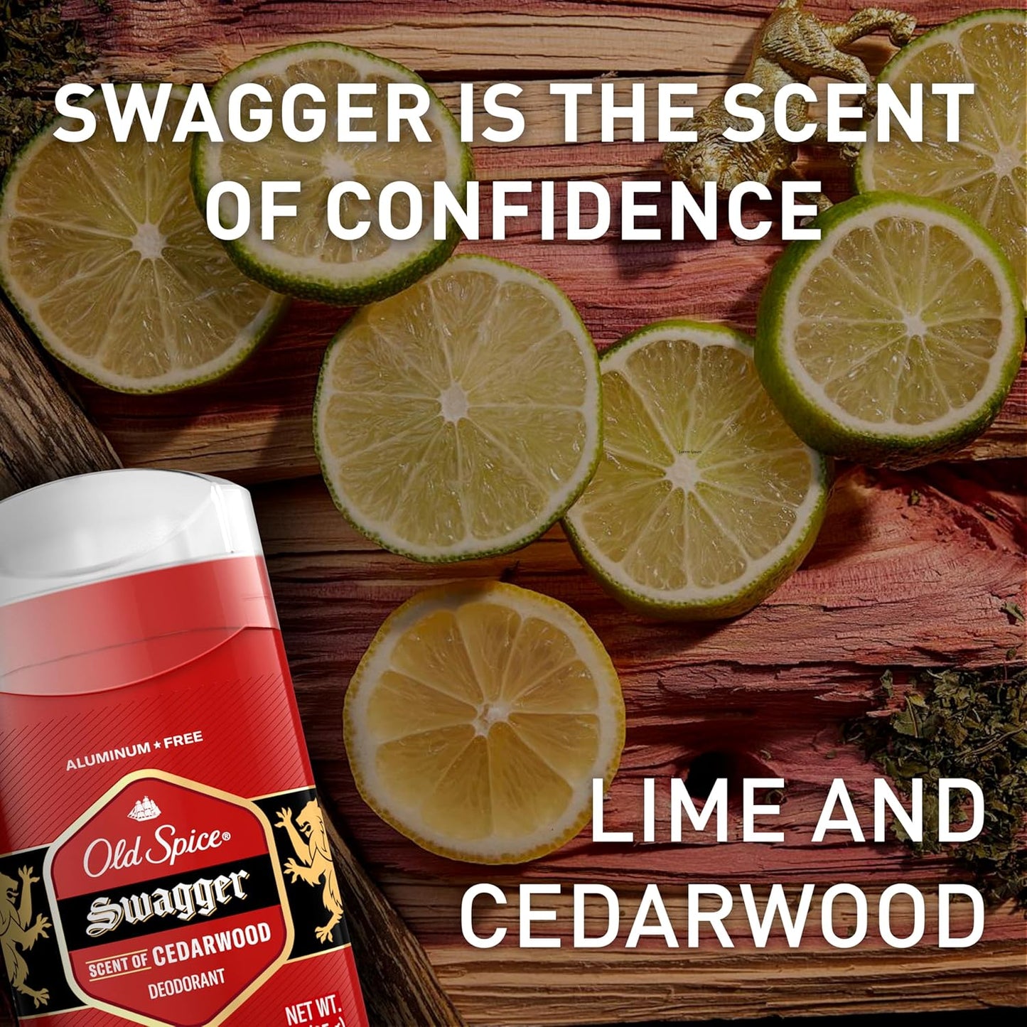 Old Spice Aluminum Free Deodorant for Men, 24/7 Odor Protection, 24/7 Freshness & Lasting Scent, Aqua Reef with Cypress Scent, 3.0 oz