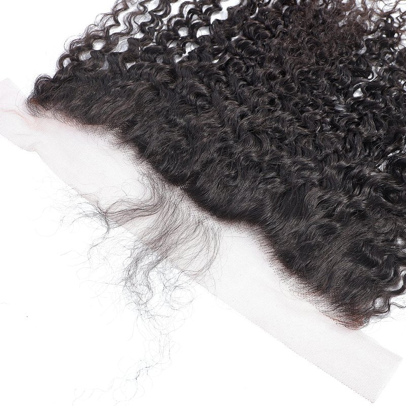 5x5 Closure Deep Wave Regular HD Lace Closure, 200% Density, 12A Brazilian Virgin Human Hair Closure Pre Plucked with Baby Hair Natural Black 12 Inch