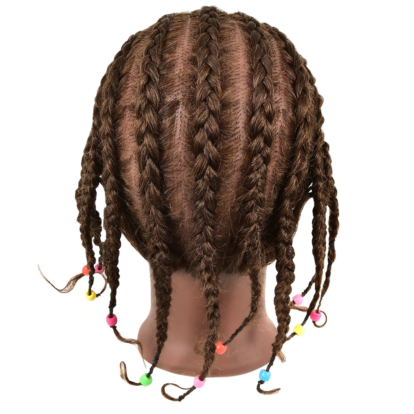 QACIEH Afro Kinky Curly Real 100% Human Hair Mannequin Head with Stand for Hairdresser Practice Cosmetology Manikin Doll Training Head Braiding Styling Cutting Updos