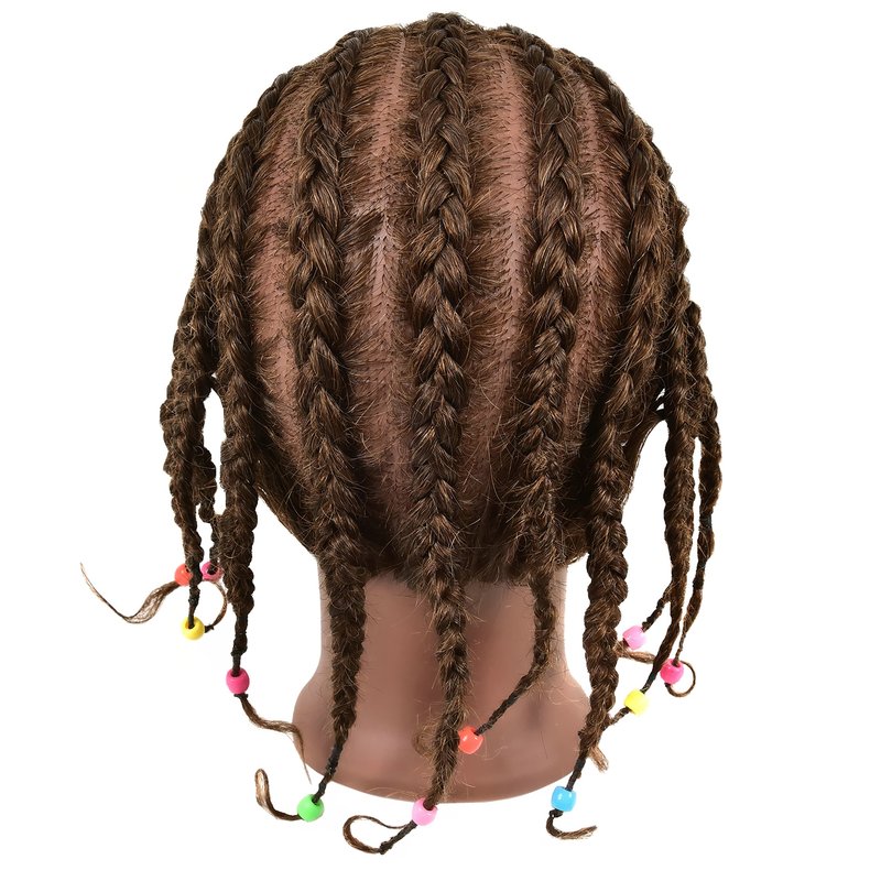 QACIEH Afro Kinky Curly Real 100% Human Hair Mannequin Head with Stand for Hairdresser Practice Cosmetology Manikin Doll Training Head Braiding Styling Cutting Updos