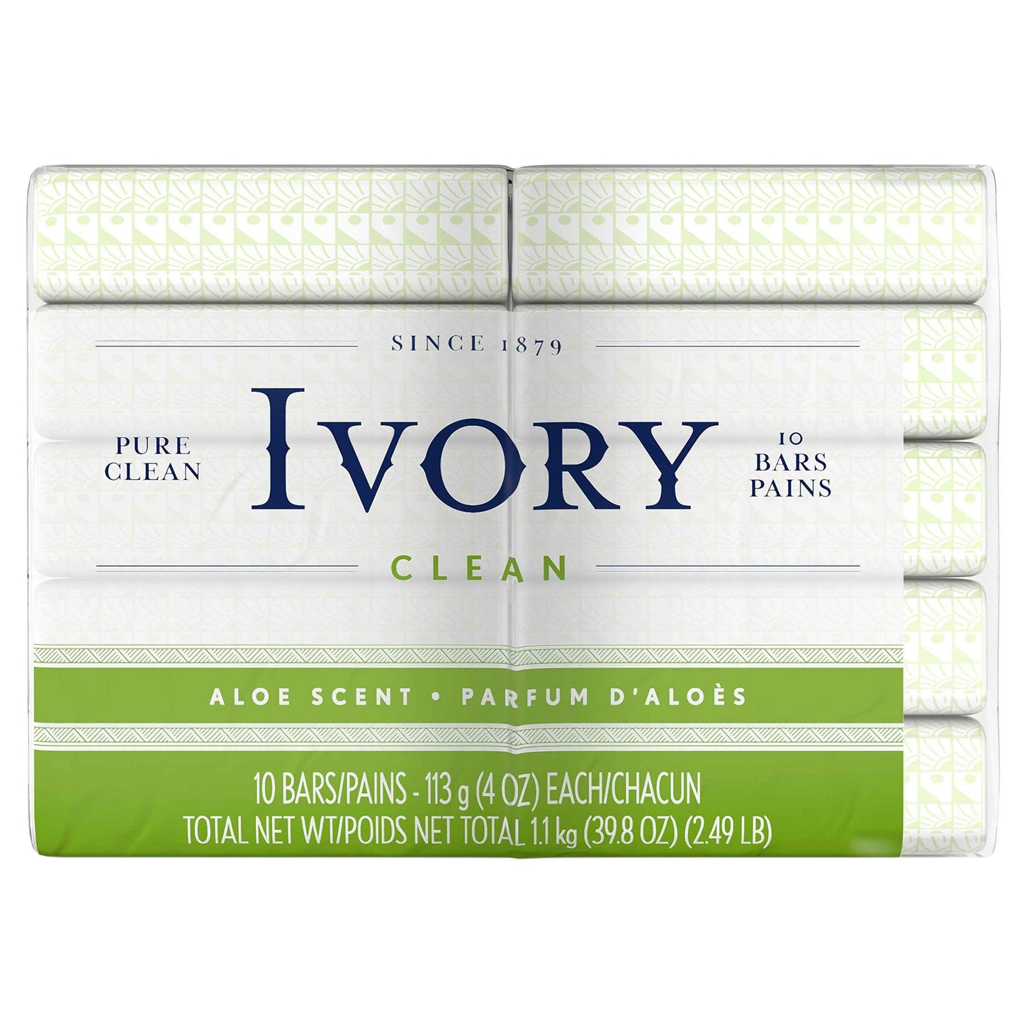 Ivory Aloe 10-Count: Bath Size Bars 4 Oz Packaging may Vary