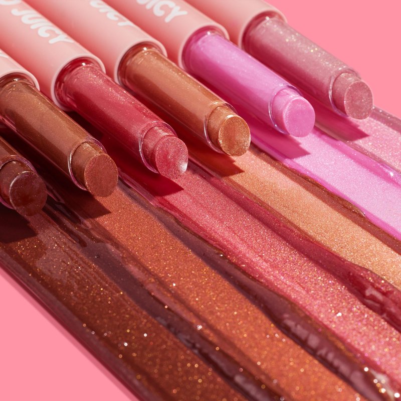 ColourPop So Juicy Plumping Lip Gloss Balm - Hydrating Lip Gloss & Balm with Peptides & Pearl Finish - Non-Sticky Formula - Visibly Plumps Lips & Delivers Buildable Color - Tini Time (0.07 oz)