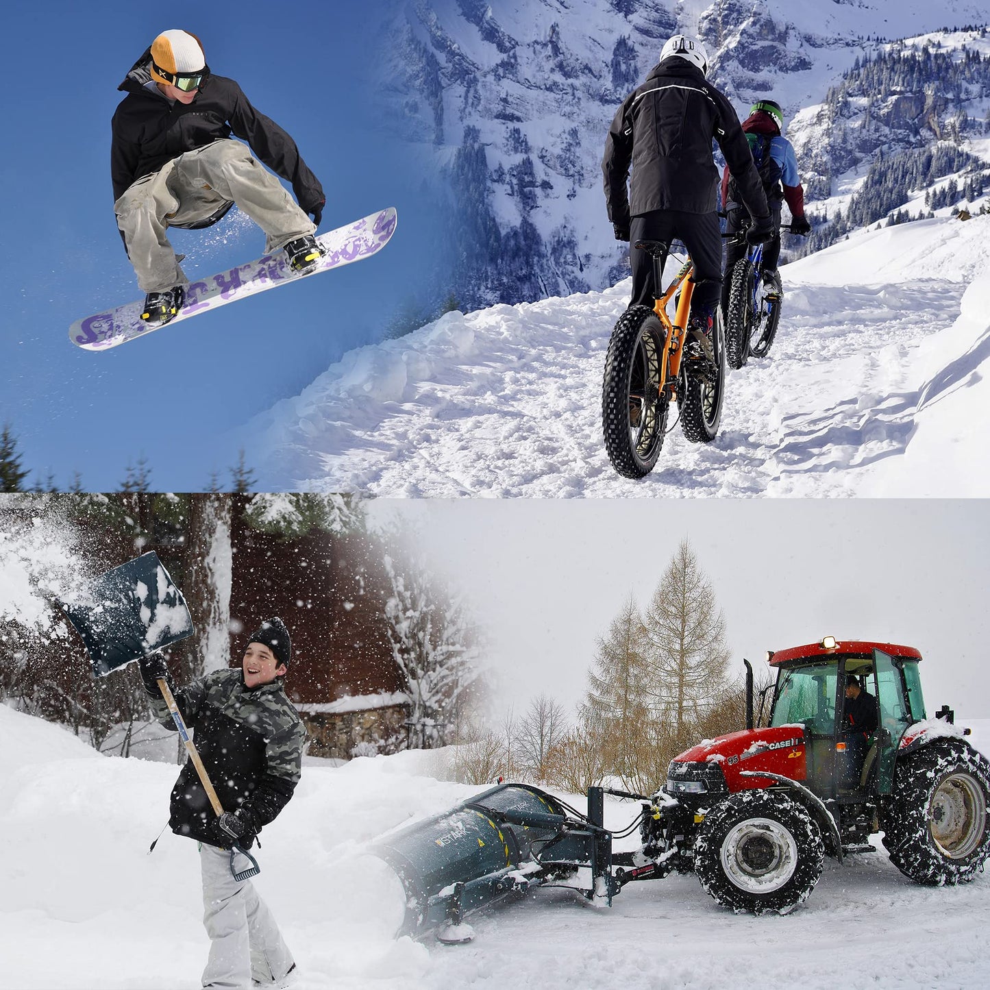 SKYDEER Winter Gloves for Kids, Skiing Mittens with Deerskin Leather and 150G 3M Thinsulate Insulation (SD8754M/3XS)