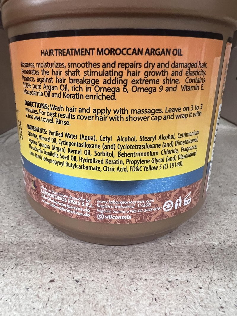 Silicon Mix Moroccan Argan Oil 4-Piece Set: Repairing Dry, Damaged Hair