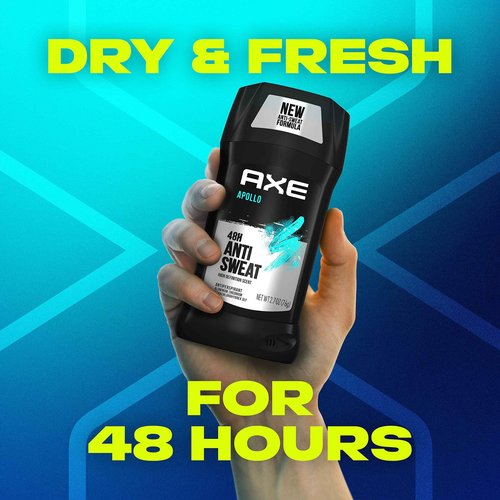 AXE Apollo Antiperspirant Deodorant Stick For Men Sage & Cedarwood 48 Hr Anti Sweat Mens Deodorant, 2.7 Ounce (Pack of 4)