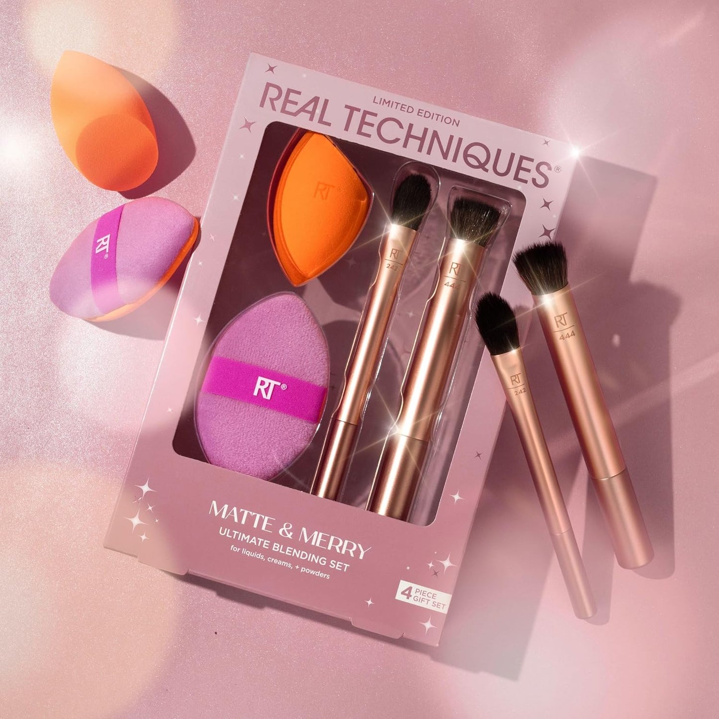 Real Techniques Brightening Concealer Makeup Brush, Viral Kitten Paw Brush Conceals Under Eyes, & Imperfections, Cover Dark Circles, For Brightener & Concealer, RT 242 Brush, Cruelty-Free, 1 Count