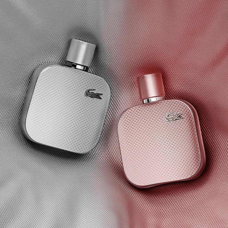 Lacoste L.12.12 Silver Grey Eau de Parfum - 3.3 Fl Oz | Fresh & Elegant Fragrance