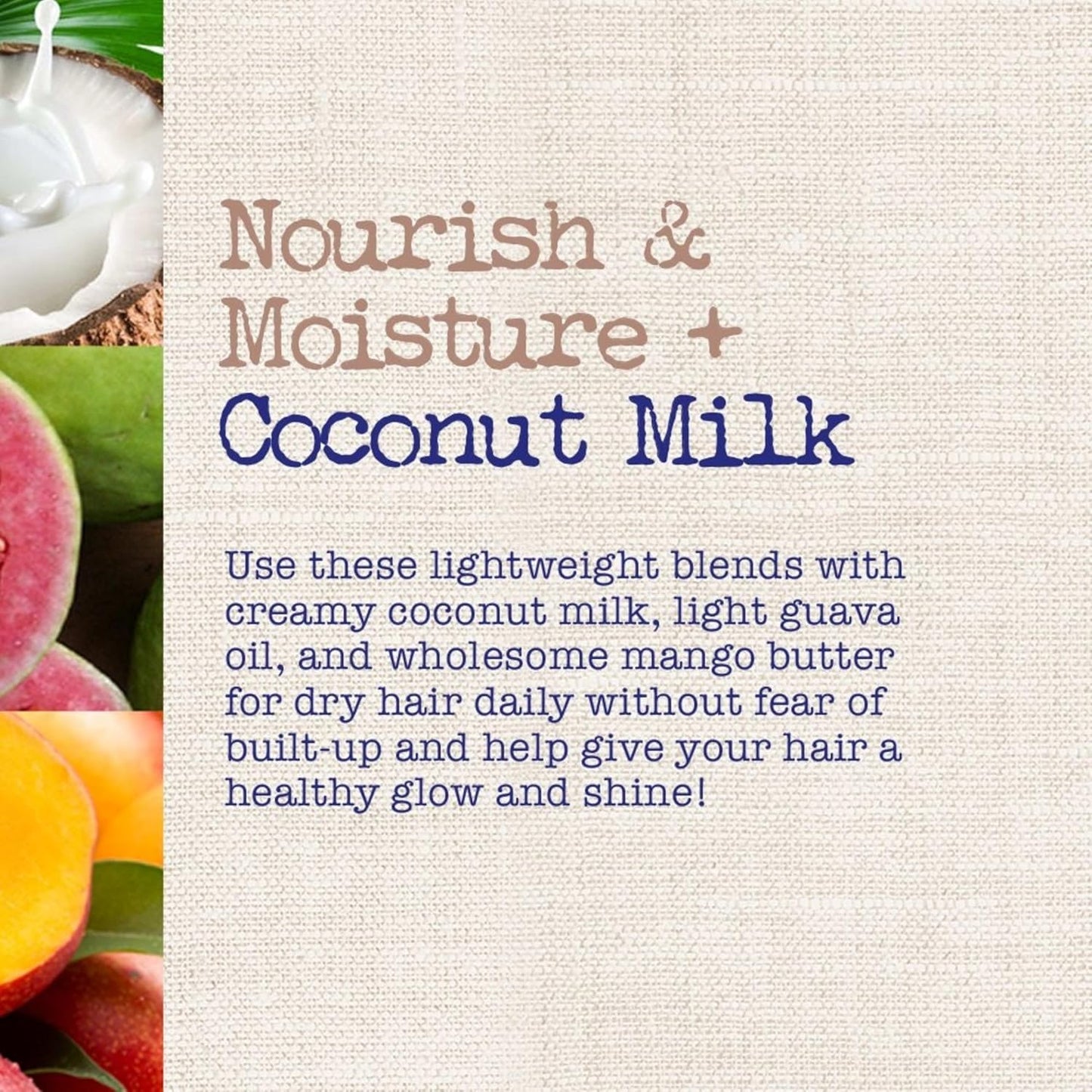 Maui Moisture Nourish & Moisture + Coconut Milk Shampoo to Hydrate and Detangle Curly Hair, Lightweight Daily Moisturizing Shampoo, Vegan, Silicone & Paraben-Free, 13 fl oz