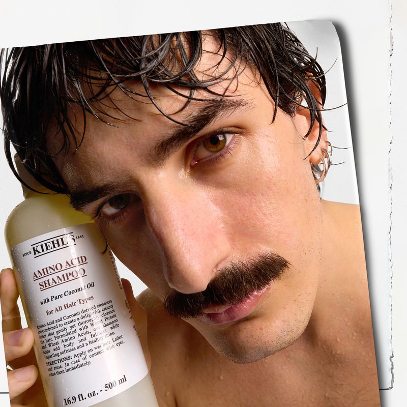 Kiehl's Amino Acid Shampoo, with Amino Acids and Coconut Oil to Clarify and Cleanse, Helps Strengthen Hair, Prevent Breakage, Suitable for All Hair Types, Paraben-Free - 8.4 fl oz
