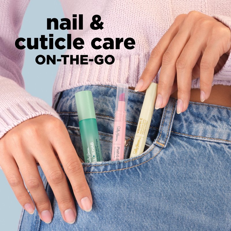Sally Hansen Vitamin E Nail & Cuticle Treatment Pen | Hydrates and Conditions Dry Nails | Nourishing Formula with Apricot Oil | Smooth, Healthy-Looking Nails | Easy, Mess-Free Nail Care on the Go