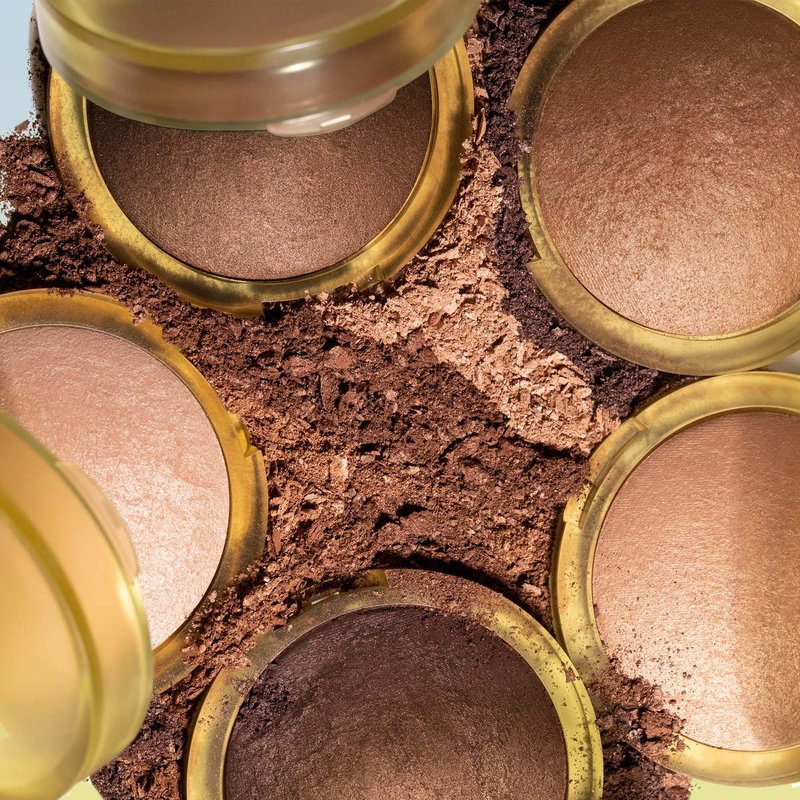 Kosas The Sun Show Glowy Warmth Baked Bronzer – Talc-Free Powder Bronzer for Face, Buildable Color, Natural Glow, Lightweight Finish, Paradise