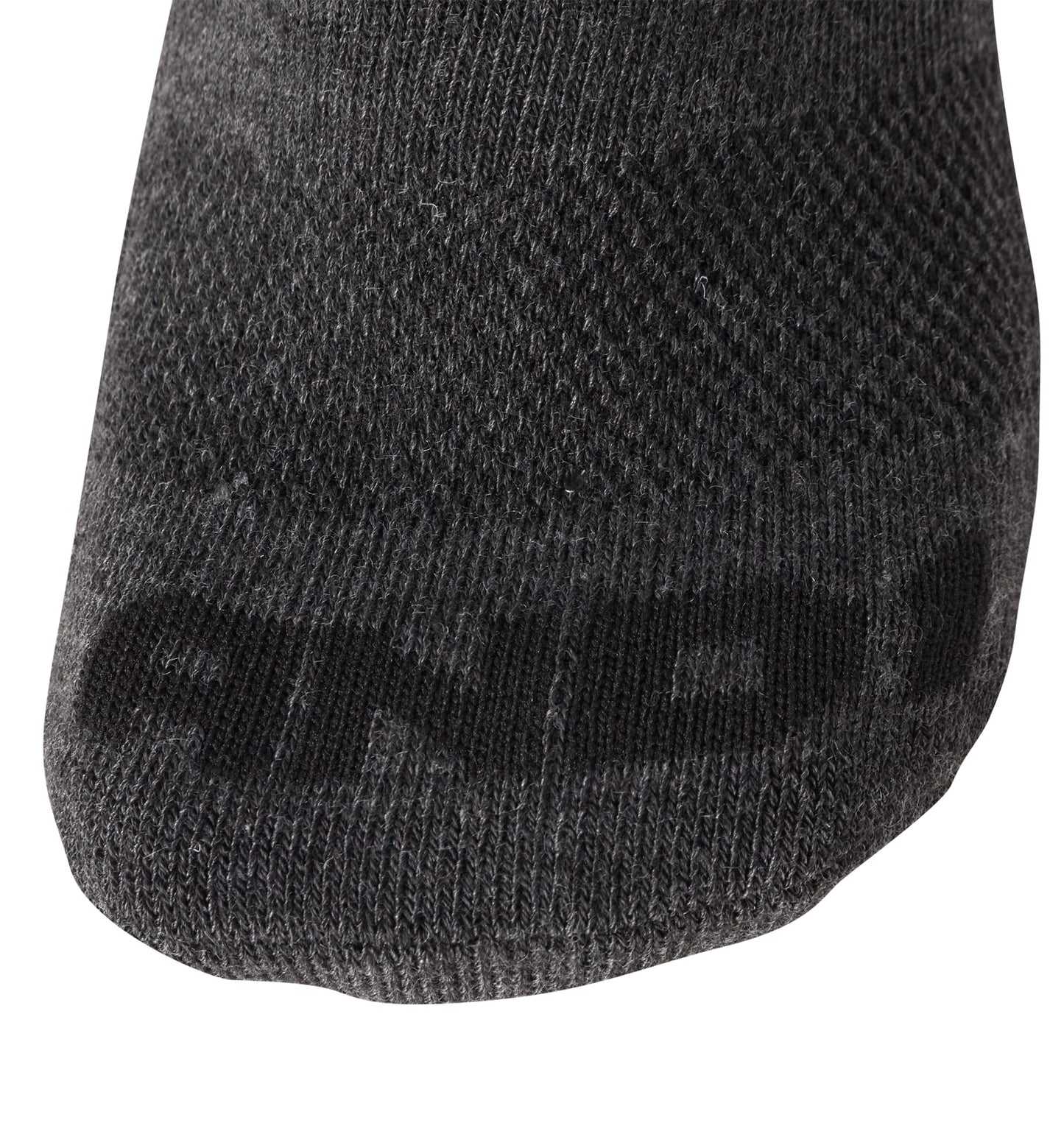 AND1 Men's Athletic Socks - Cushion Comfort No Show Socks (24 Pack), Size 6-12.5, Grey/Black
