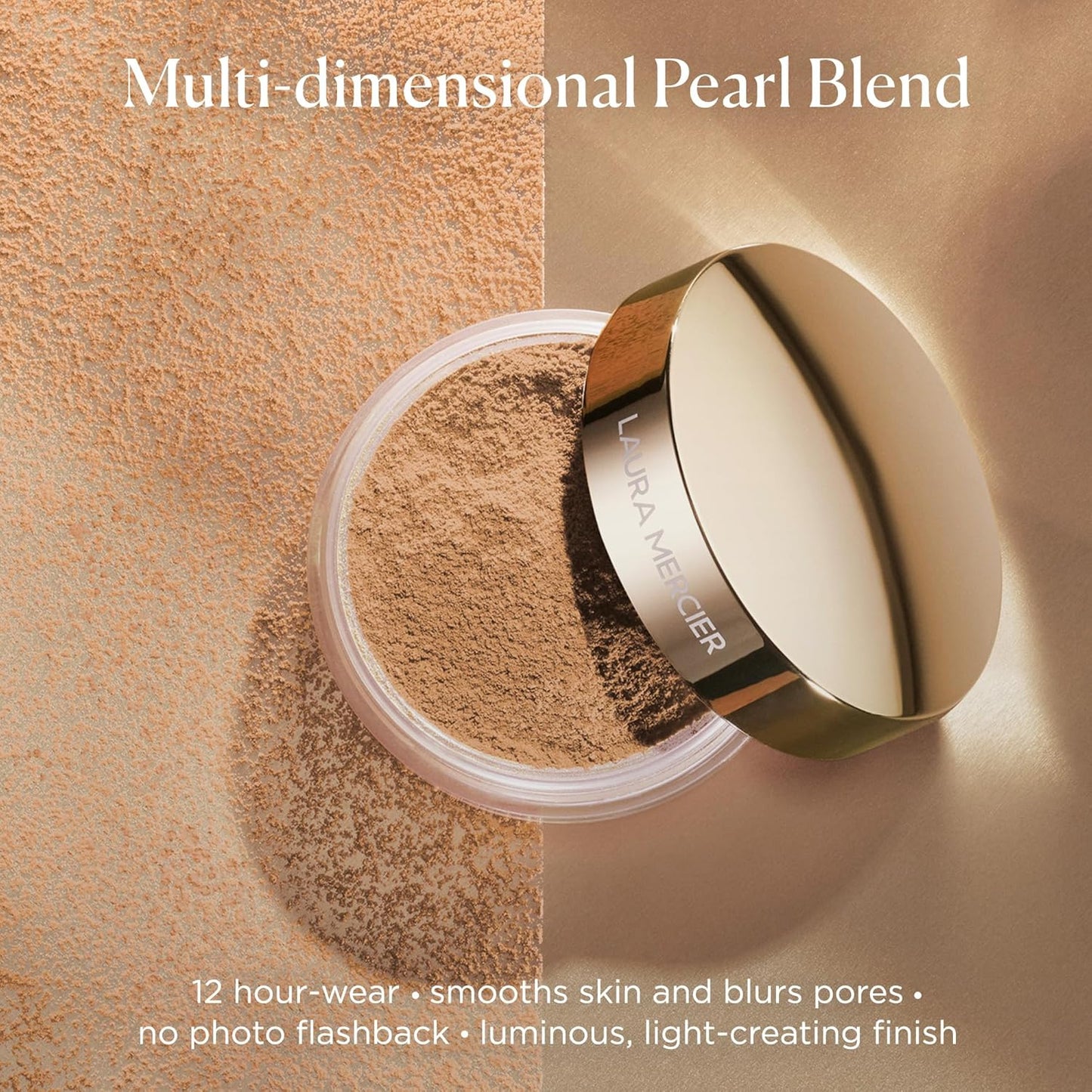 Laura Mercier Translucent Loose Setting Powder - Luminous Finish, Smooths Skin & Blurs Pores | 2 Shades for All Skin Tones