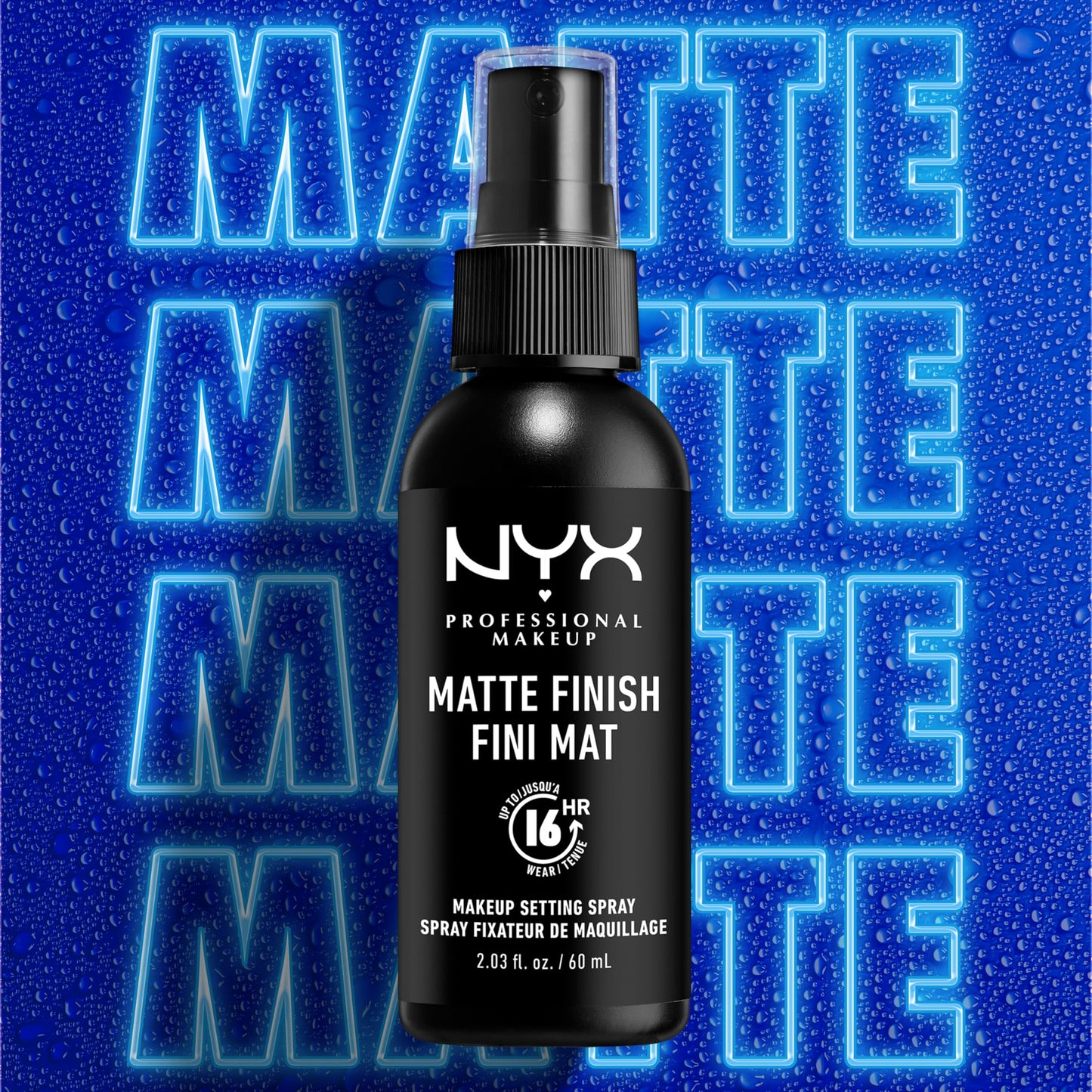 NYX PROFESSIONAL MAKEUP Makeup Setting Spray - Matte Finish, Long-Lasting Face Mist for up to 16HR Wear, Vegan Formula, JUMBO Size