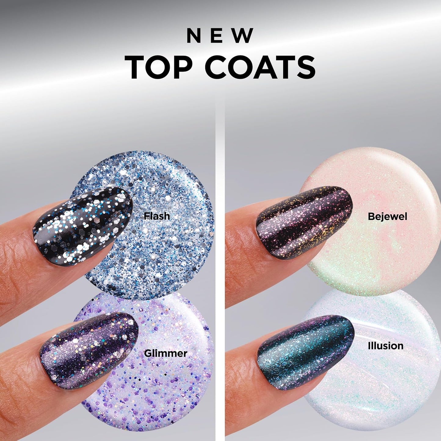 Sally Hansen Insta-Dri, Illusion, Quick Dry, Long Lasting, Sheer, Shimmery White Nail Polish