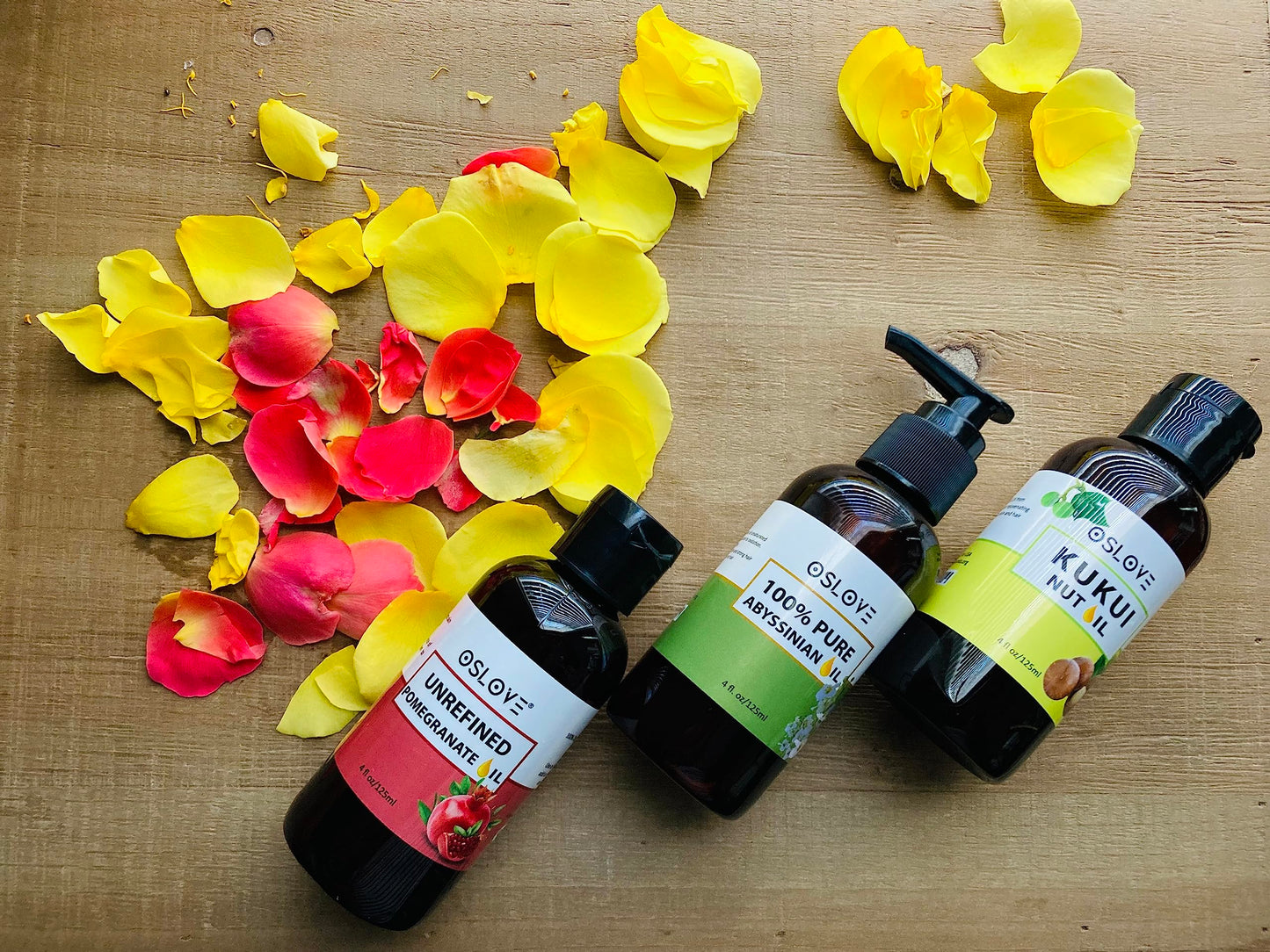 Oslove Organics 100% Pure Abyssinian oil 4 oz Use for Hair and Skin | Smooth Shiny Hair | Softens and Moisturizes Skin