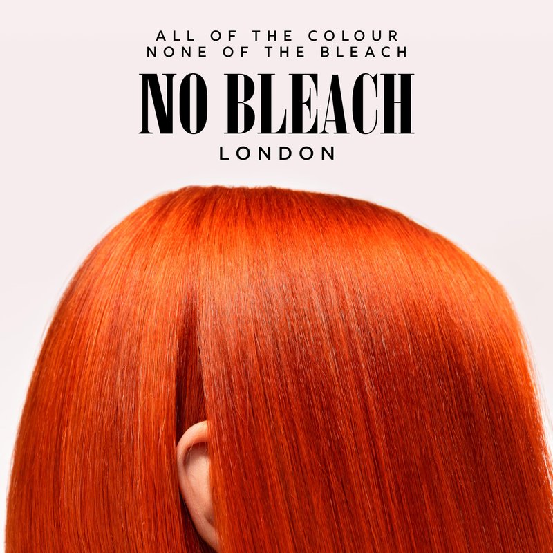 No Bleach London Permanent Hair Dye, Long-Lasting and Multi-dimensional At-Home Hair Colour, Fortified with Vegan Sea Silk and Cocamide for Incredible Shine, Colour: Vivid Copper (Complete Kit)