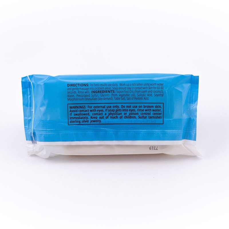 Dermaharmony Sulfur and Salicylic Acid Bar Soap 3.7 oz – (Made in the USA) (3 Bars)