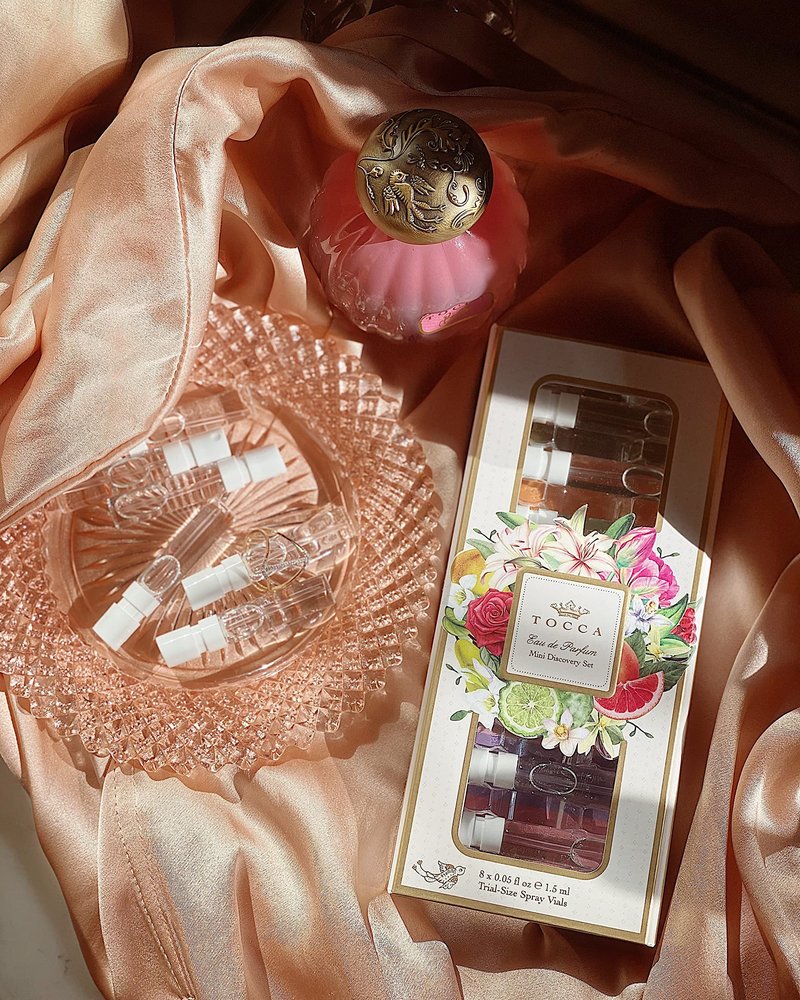 Tocca Eau de Parfum Mini Discovery Set - 8 Trial Size Women's Perfumes (1.5ml each), Discover Your Favorite Perfume