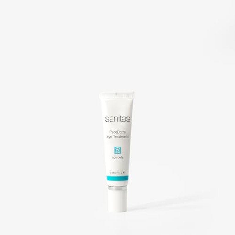 Sanitas Skincare PeptiDerm Eye Treatment, Multibenefit, Daily Eye Therapy, 0.49 Ounce