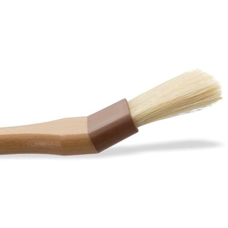 SPARTA 4037000 Boarhair Angled Pastry Brush, Basting Brush With Handle Hole, 2 Inches, Brown, (Pack of 12)