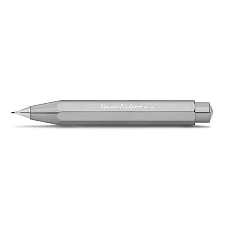 Kaweco AL SPORT Mechanical Pencil Raw 0.7mm HB I Exclusive Mechanical Pencil with 0.7 mm Lead Refill I Aluminium Pencil 10.5 cm