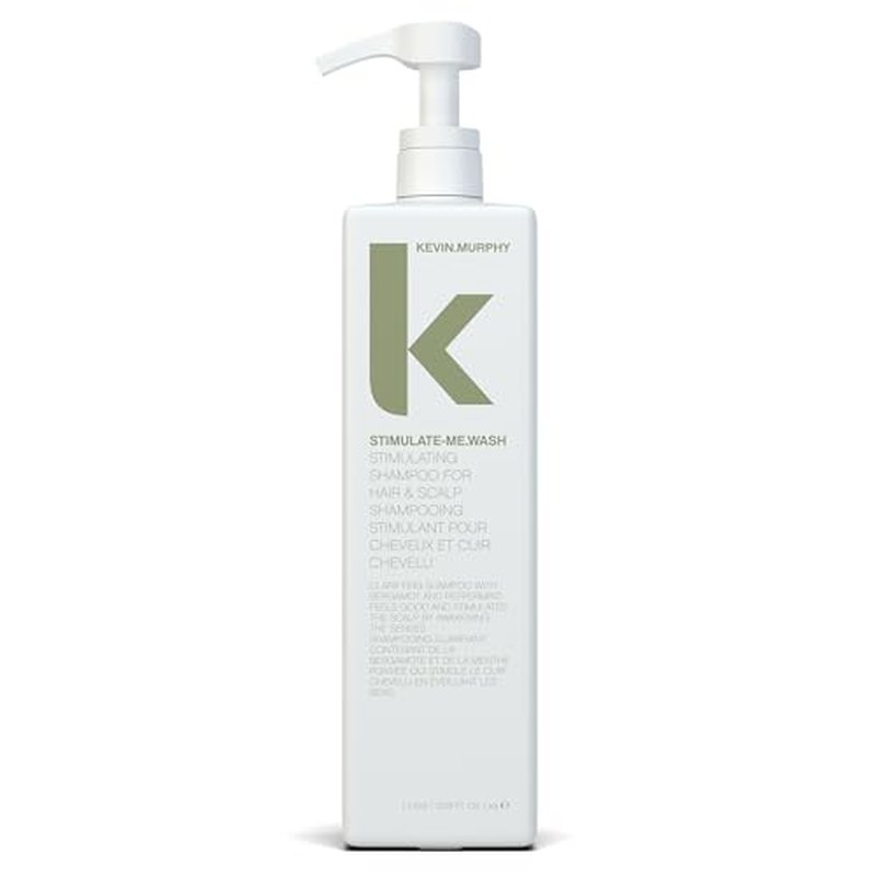 KEVIN.MURPHY STIMULATE-ME.WASH - Clarifying Shampoo for Hair & Scalp - For All Types - Stimulates Hair - Strengthening - Cruelty Free Shampoo - 1 L / 33.8 fl oz