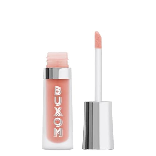 BUXOM Full-On Plumping Lip Cream, Hydrating Lip Plumper Gloss with Peptides & Hyaluronic Acid, High-Shine Tinted Formula for Fuller, Softer Lips, Cruelty-Free