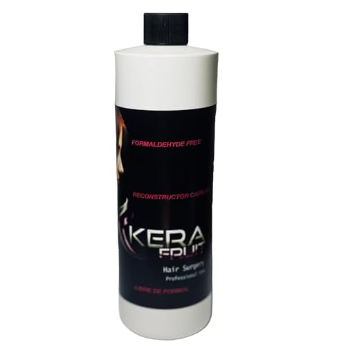 KERA FRUIT Cirugia Capilar Para el Cabello Libre de Formol 16oz - Antifrizz Deep Hydratation - Repair Hair Treatment - Professional Results - Formaldehyde Free - keratin Treatment.