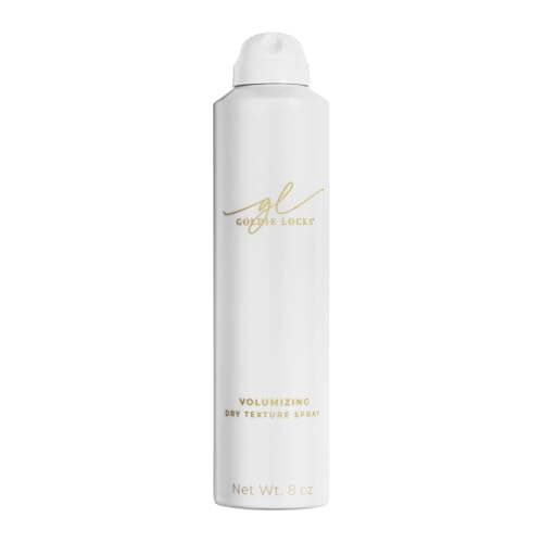 Goldie Locks Volumizing Texture Spray - Instant Volume and Lift - Invisible Matte Finish - Flexible Hold - Safe for Extensions & Color-Treated Hair - Protein-Free - 8 fl oz