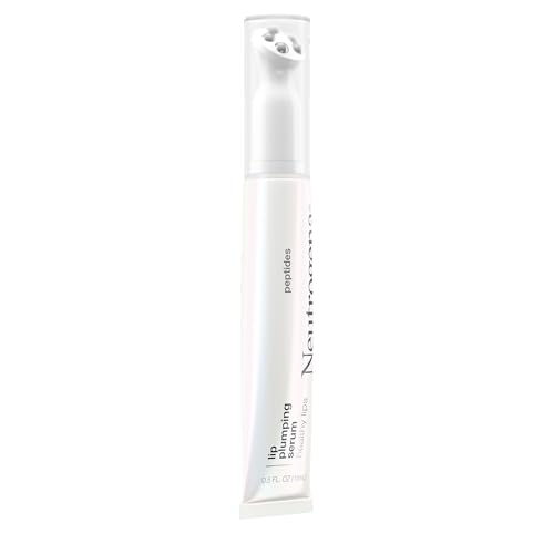 Neutrogena Healthy Lips Plumping Serum, Lip Enhancer with Peptides Nourishes and Promotes the Appearance of Naturally Fuller and Plumper-Looking Lips, 0.5 fl. oz