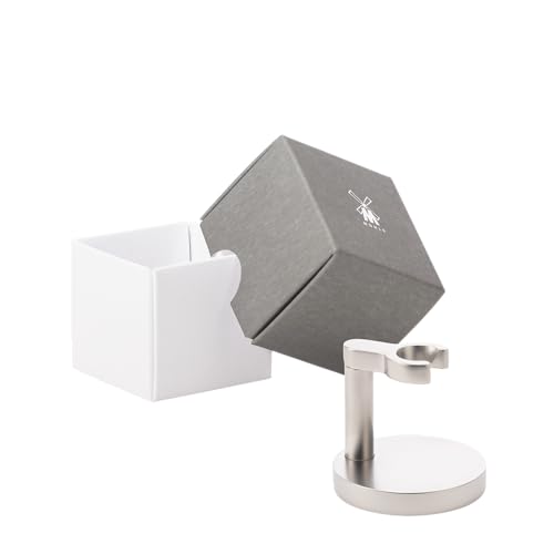 M?HLE Single Holder for Classic Safety Razors - for Rocca and Companion Razors - Matt Chrome Shaving Stand