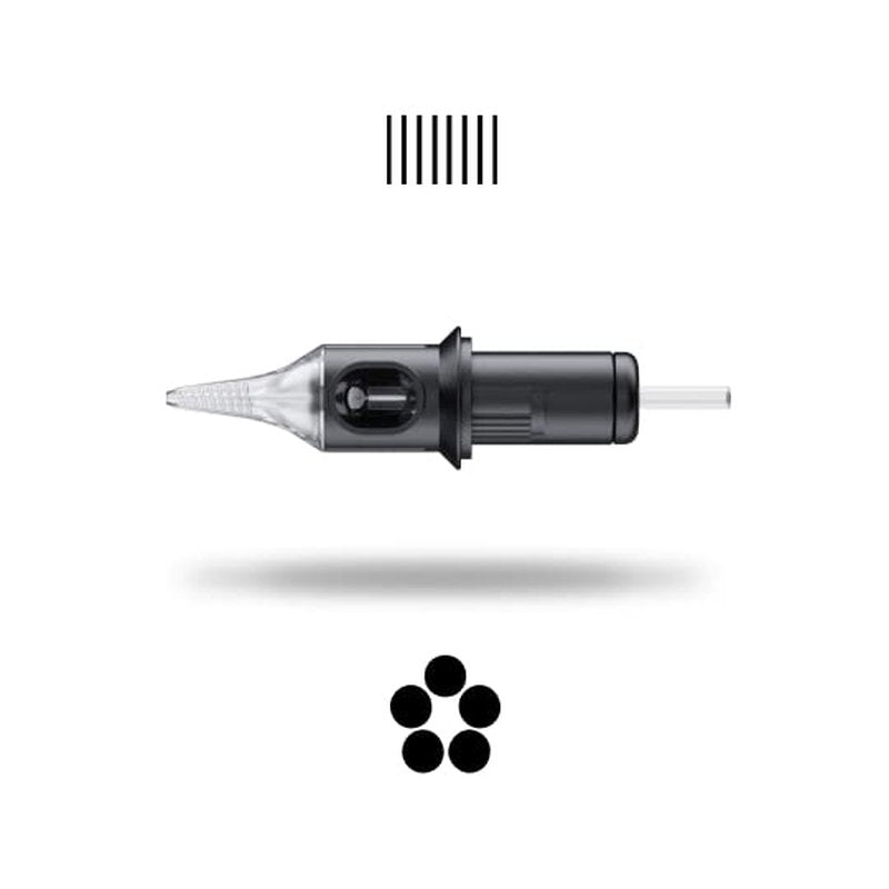 Cheyenne Tattoo Cartridges - 0.30mm Liner Capillary Needles for Precision | 20 Pack