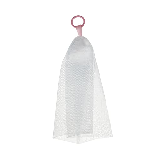 5 counts Reusable Foaming Net for Face Wash, Creates Rich Lather, Cleanser Saver Mesh, Gentle Face Cleansing Skincare Tool, Hangable, Durable Multi-Layer Mesh