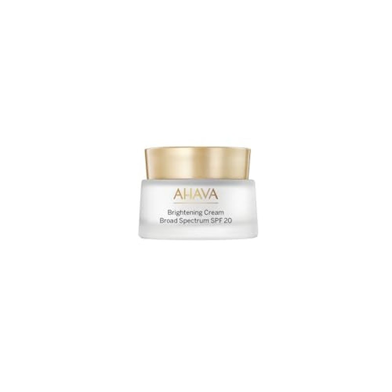AHAVA Brightening Cream SPF20 - Brightens & Evens Skin Out, Hydrate & Protect Against UVA/B, Enriched with Osmoter, VF Brightening Accelerator & 3D Complex, 1.7 Fl.Oz