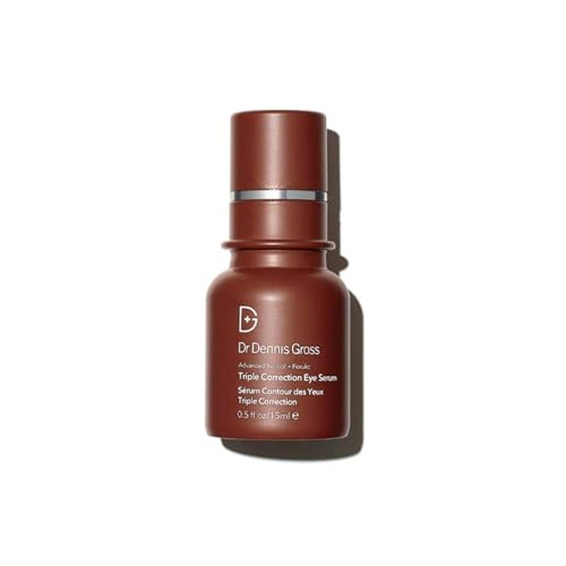 Dr. Dennis Gross Advanced Retinol + Ferulic Eye Serum ? Target Dark Circles, Puffiness, Fine Lines & Wrinkles for Smooth, Youthful-Looking Eyes, 0.5 oz
